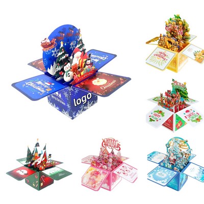 3D Christmas Greeting Cards