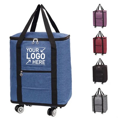 Expandable Travel Duffel Bag with Wheels