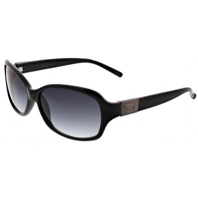 Oscar De La Renta Women's Shiny Black Sunglasses