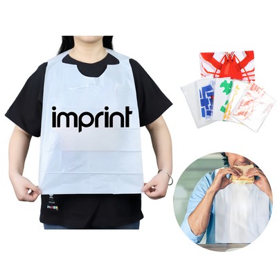 Disposable Plastic Bibs Waterproof Apron