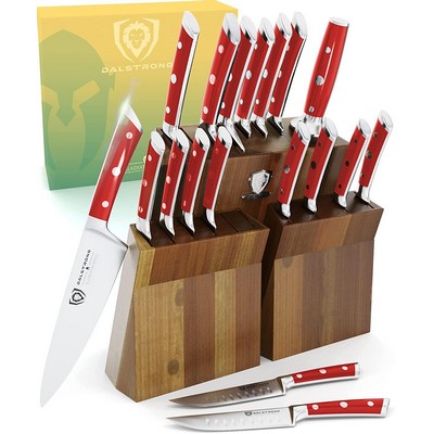 Dalstrong 18-Piece Complete Knife Set With Storage Block - German Steel - Gladiator Series