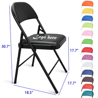 Vinyl Padded Metal Steel Folding Chair