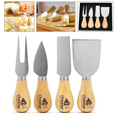 4 Pieces Cheese Knives Set