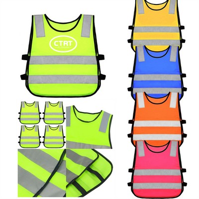 Kids Adjustable Reflective Vest