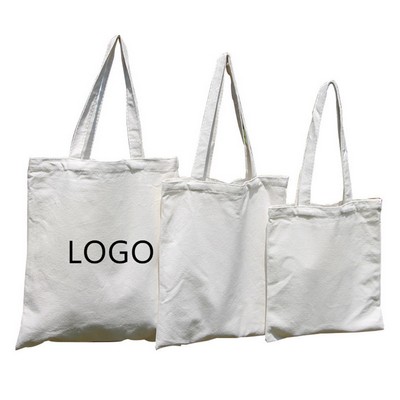 Custom 12 oz. Canvas Tote Bag with Shoulder Strap