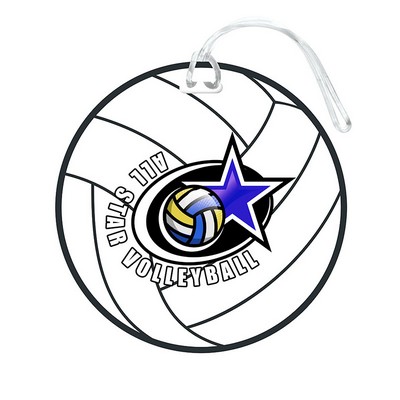 Custom Round Luggage Tag (Factory Direct 10-12 Weeks Ocean)