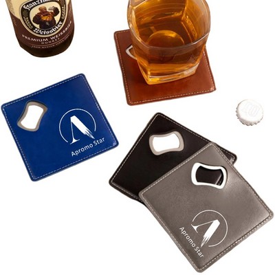 PU Bottle Opener Coaster