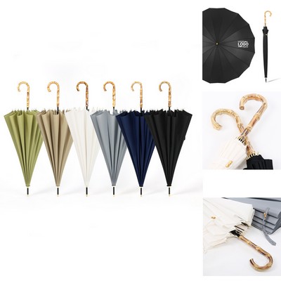 Bamboo Handle Umbrella