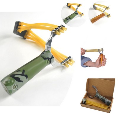 High Velocity Powerful Catapult Camouflage Slingshot