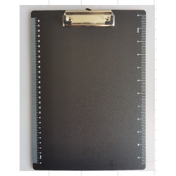 A4 Plastic Clipboard with Ruler