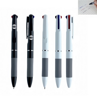 3 Color Retractable Ballpoint Pen