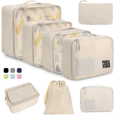 8 Set Packing Cubes Luggage Packing Organizers