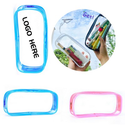 Clear PVC Zipper Pencil Pouch