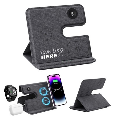 Wireless Foldable Travel Charger for Multiple Devices iPhone