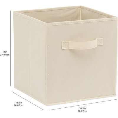 Foldable Storage Cubes Bins, Box Cubes Organizer, Baskets with Handles for Home Organizer