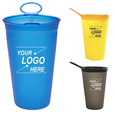 Foldable Reusable Soft Travel Cups