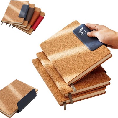 A5 Eco-Friendly Cork Magnetic Closure Notebook