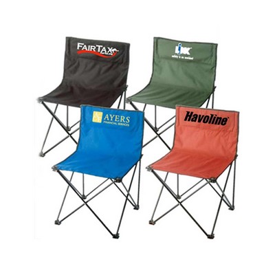 Portable Folding Chair for Camping, Beach, Outdoors; Collapsible