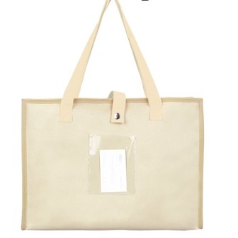 Tote Bag w/ Clear Pocket