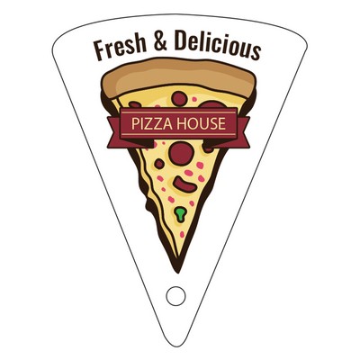 Pizza Shaped Key Tag