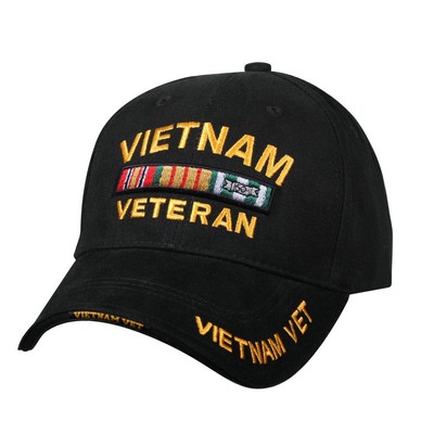 Vietnam Vet Deluxe Low Profile Insignia Cap