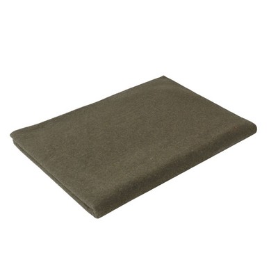 Olive Drab 70% Virgin Wool Blanket