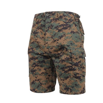 Woodland Digital Camo Twill Battle Uniform Combat Shorts (3XL)