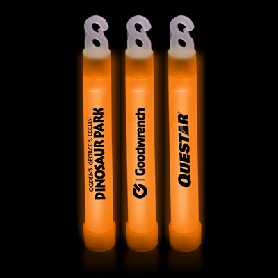 6" Premium Orange Glow Stick