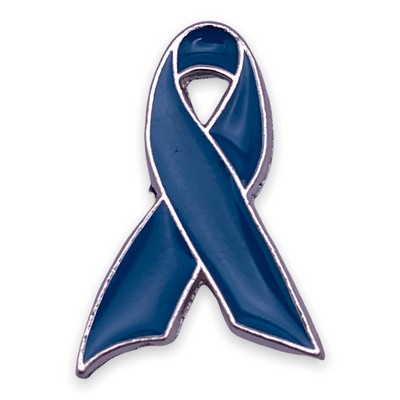 Teal Awareness Ribbon Lapel Pin