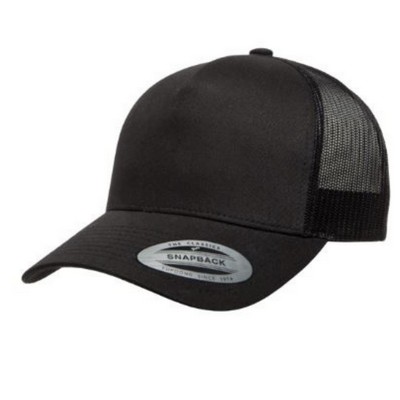 Big Size Black Yupoong Trucker Mesh Cap 2XL - 4XL