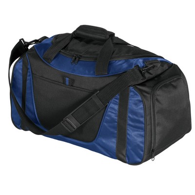 Port Authority® Small Two-Tone Duffel Bag