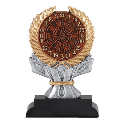 6" Darts Resin Impact Series Trophy