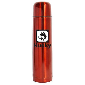 24 Oz. Vacuum Bullet Bottle with Red Coating