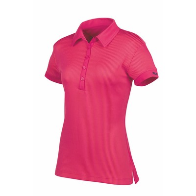 FILA Women's Dresden Striped Polo Shirt