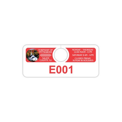 Custom Full Color Parking Permits (2"x4 3/4")