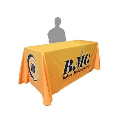 4' Non-Fitted Table Cloth/ Table Cover with Full Color Dye Sublimation