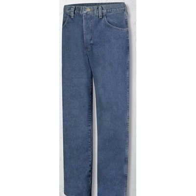 Men's Pre-Washed Denim Dungaree - Stonewash Blue