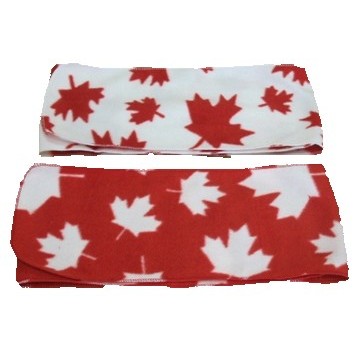 Canadian Made Premium Patriotic Fleece Scarf