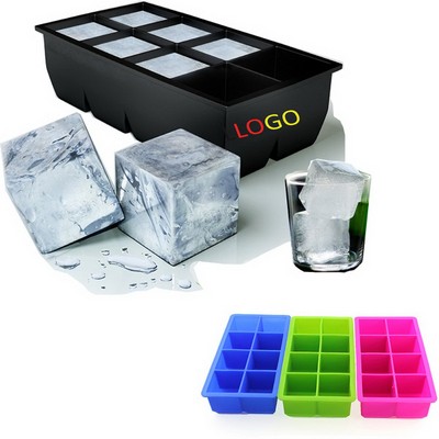 Square silicone ice tray