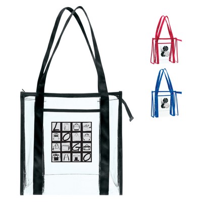 Transparent Zip Tote