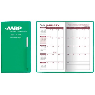 Monthly Pocket Planner w/ Pen