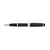 Cross Bailey Black Lacquer Fountain Pen w/Medium Stainless Steel Nib