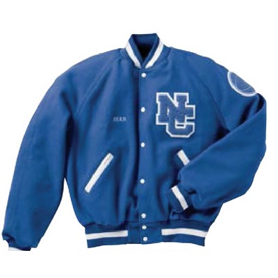 Holloway Sportswear Juniors' Custom Wool Jacket w/Wool Raglan Sleeves