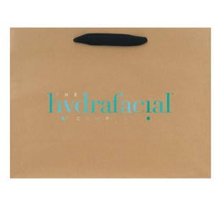 Ribbon Handle Natural Kraft Eurotote Bag (16"x6"x12")