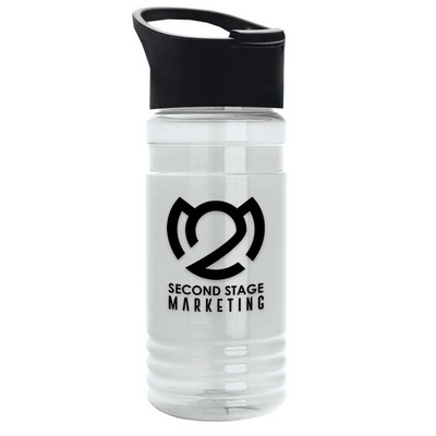 20 Oz. Transparent Sports Bottle - Pop-Up Sip Lid