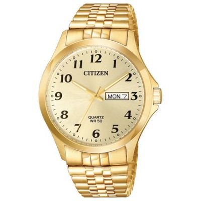 Citizen Men's Quartz Expansion Band Watch - Stainless Steel, Gold-Tone