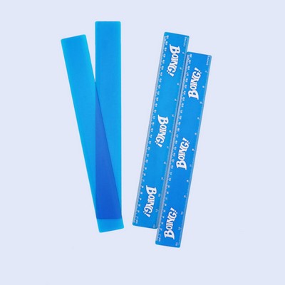 Custom Translucent Promotional Plastic Imprinting Straight Ruler