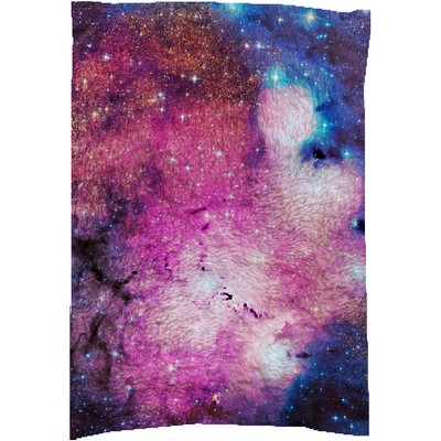 Plush Fleece Blanket w/Allover Print