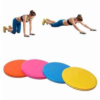 2pcs set exercise core Yoga slider discs