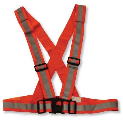 Hi-Vis Elastic Orange Traffic Safety Harness/Belt